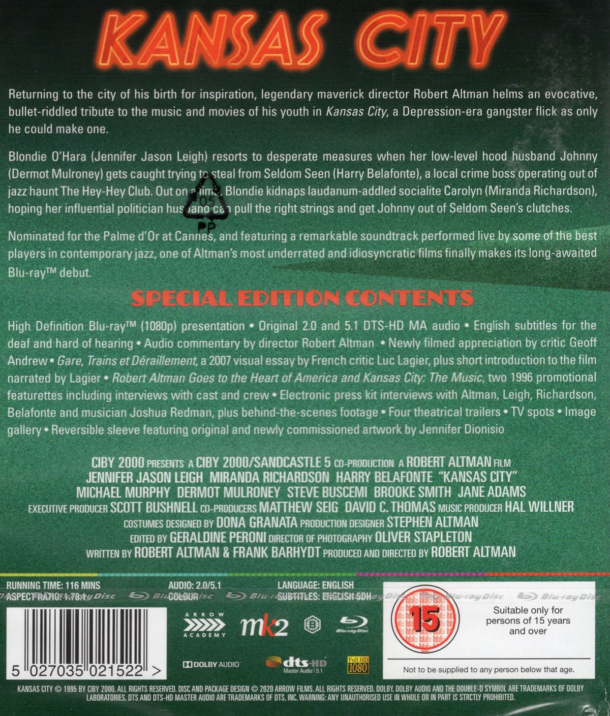 Kansas City (ej svensk text) (Blu-ray) - 2