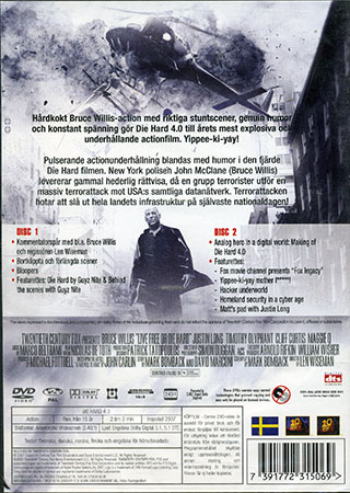 Die Hard 4.0 (2-disc) (Begagnad) - 2