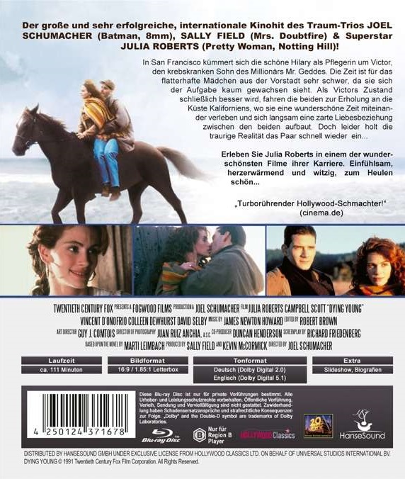 Dying Young (ej svensk text) (Blu-ray) - 2