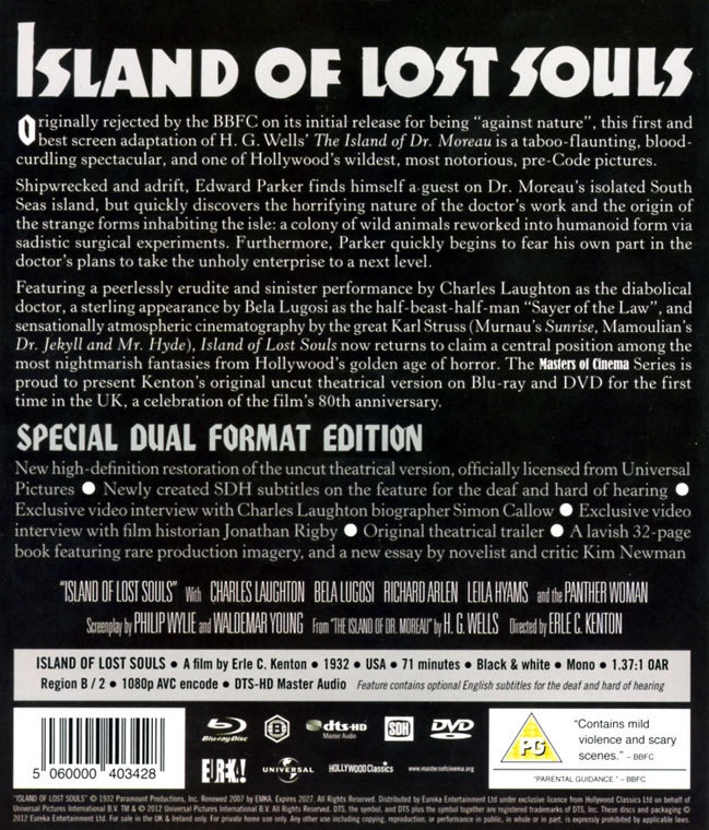 Island of Lost Souls (ej svensk text) (Blu-ray + DVD) - 2
