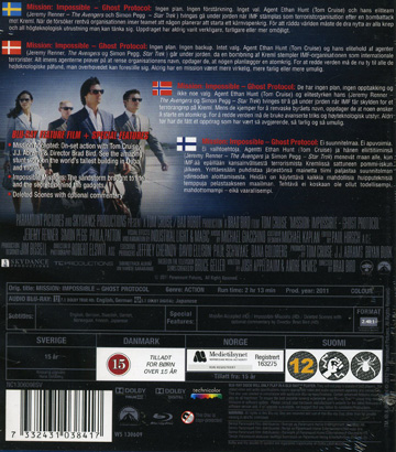 Mission: Impossible - Ghost Protocol (Blu-ray) (Begagnad) - 2