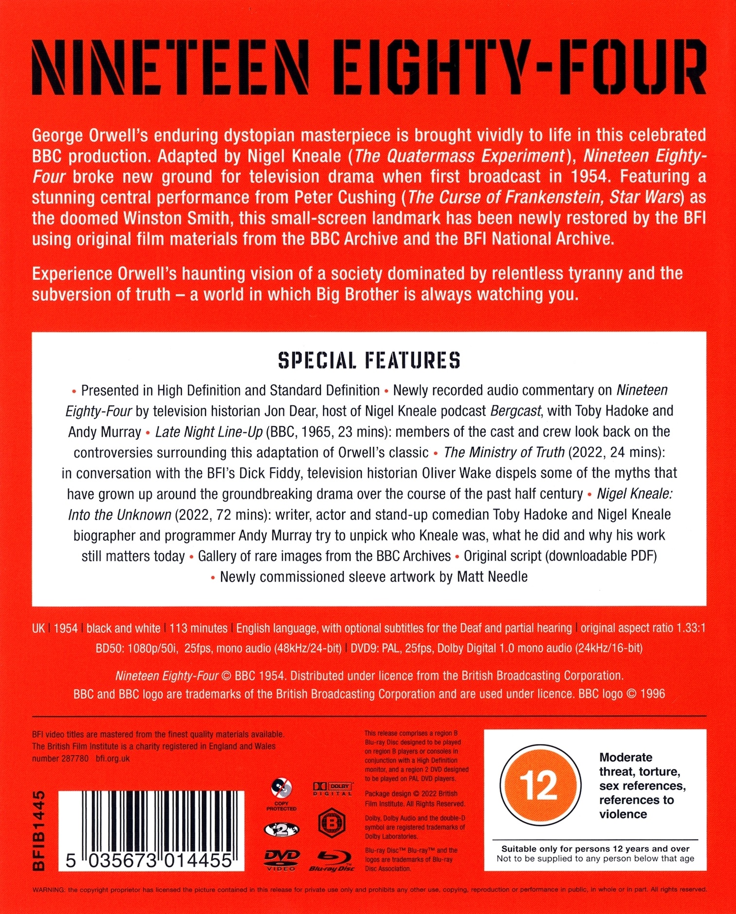 Nineteen Eighty-Four (ej svensk text) (Blu-ray + DVD) - 2