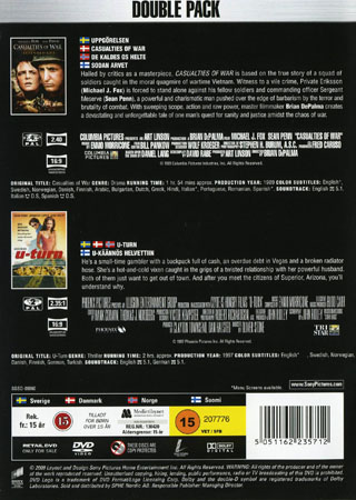 Casualties of War / U-Turn (2-disc) - 2