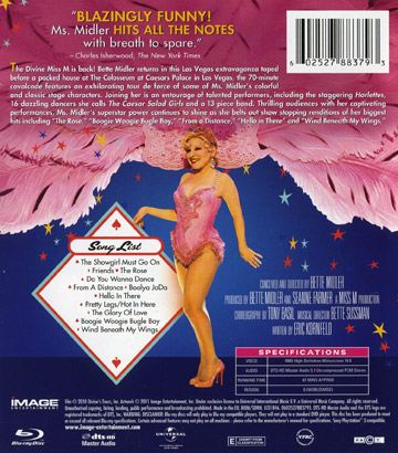 Bette Midler - The Showgirl Must Go On (Blu-ray) - 2