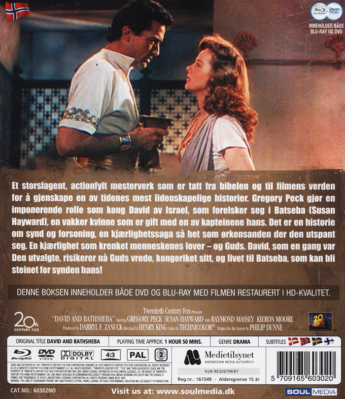 David Och Batseba (Blu-ray + DVD) - 2