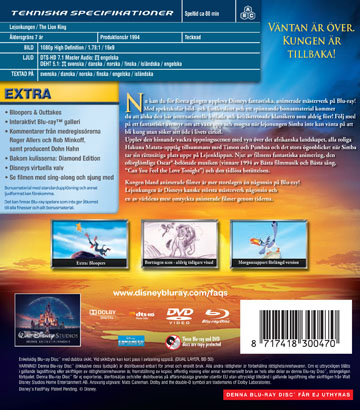 Lejonkungen (Disney) (Blu-ray + DVD) - 2