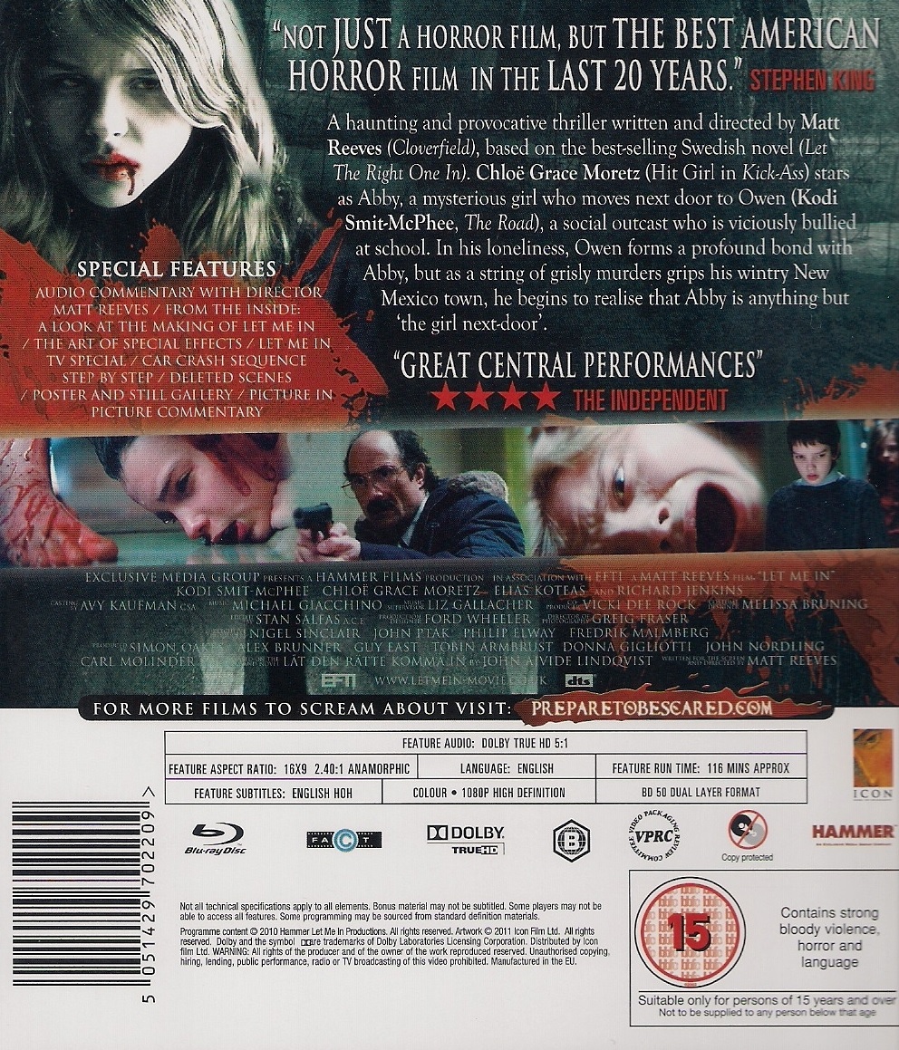 Let Me In (ej svensk text) (Blu-ray) - 2
