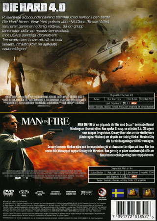 Die Hard 4.0 / Man On Fire - 2