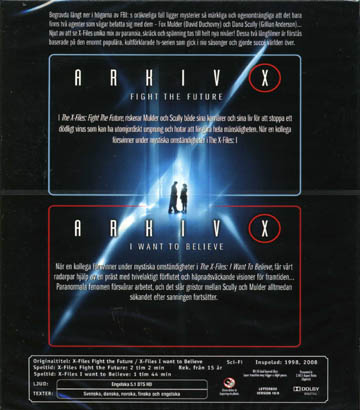 Arkiv X - Fight the Future / Arkiv X - I Want To Believe (2-disc) (Blu-ray) - 2