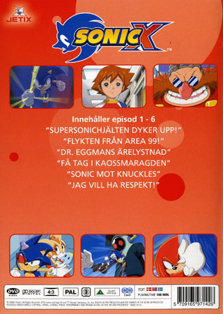 Sonic X - Del 1 & 2 (2-disc) - 2