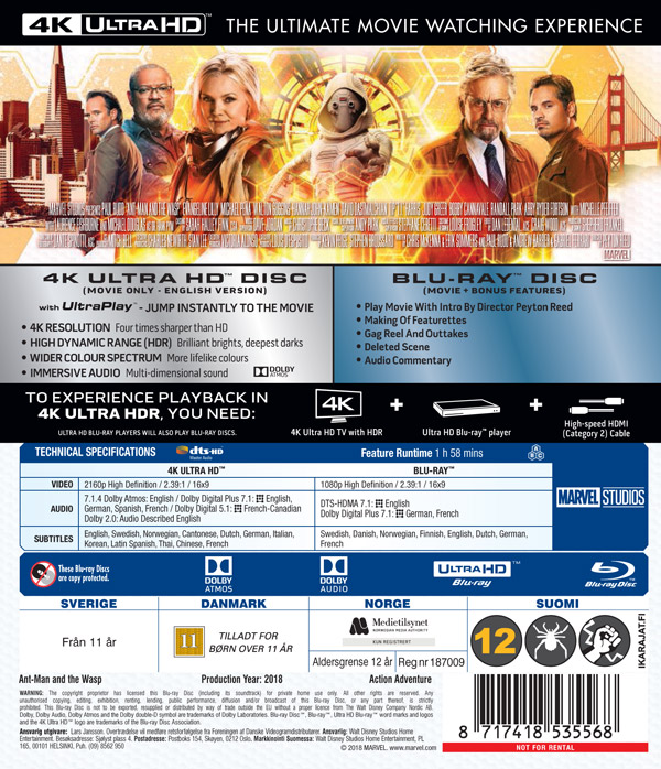 Ant-Man And the Wasp (4K Ultra HD Blu-ray) - 2