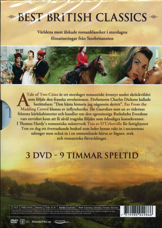Far From the Madding Crowd / A Tale of Two Cities / Tess Av D'Urberville (BBC) (3-disc) - 2