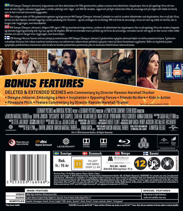 Skyscraper (Blu-ray 3D + Blu-ray) - 2