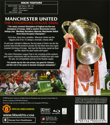 Manchester United - The Champions League Final (Blu-ray) (ej svensk text) - 2