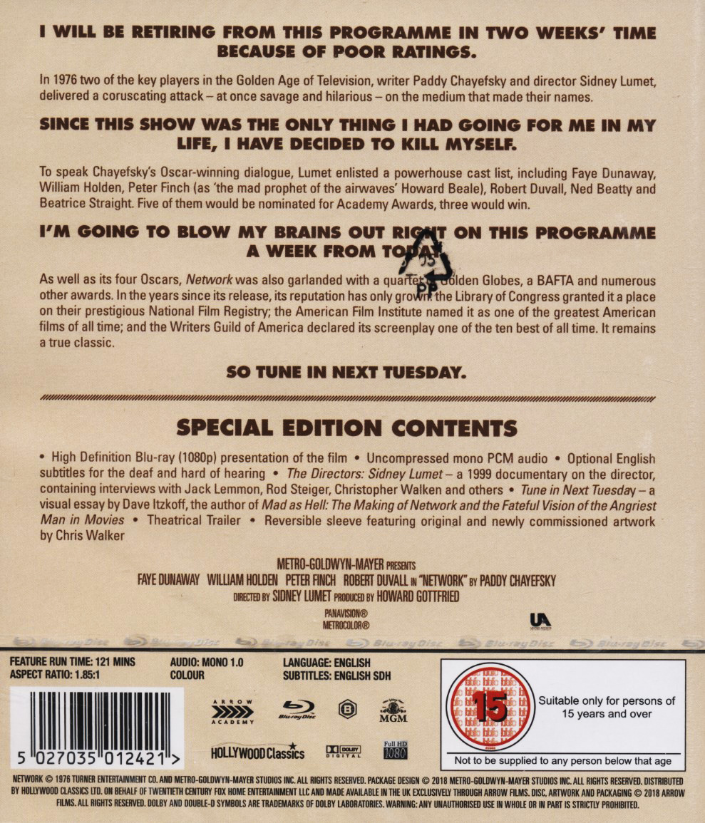Network (ej svensk text) (Blu-ray) - 2