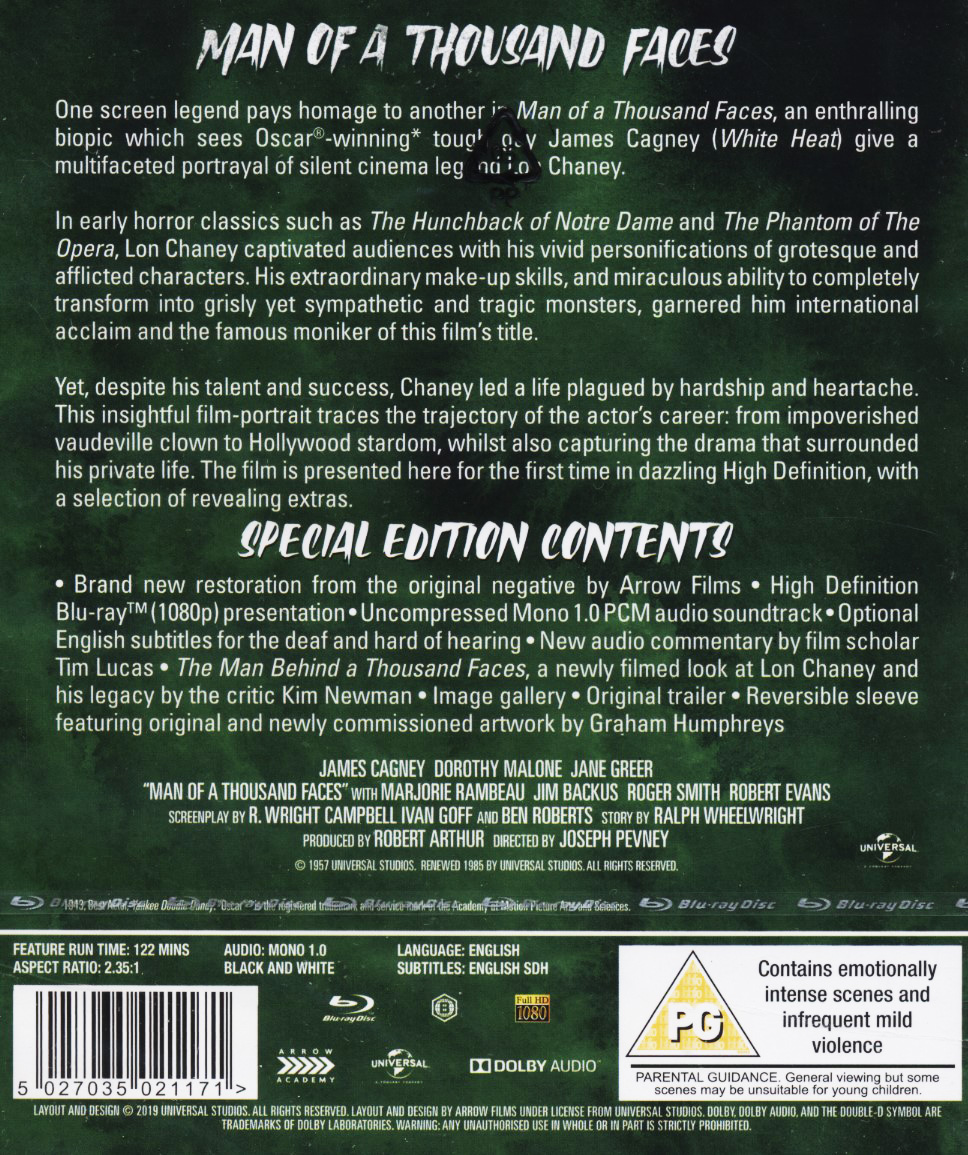 Man of Thousand Faces (ej svensk text) (Blu-ray) - 2
