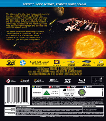 Our Universe 3D (Real 3D + Blu-ray) - 2