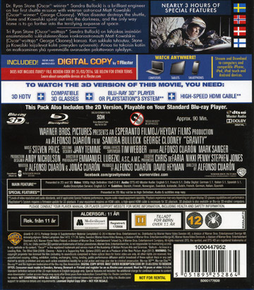 Gravity (Real 3D + Blu-ray) - 2