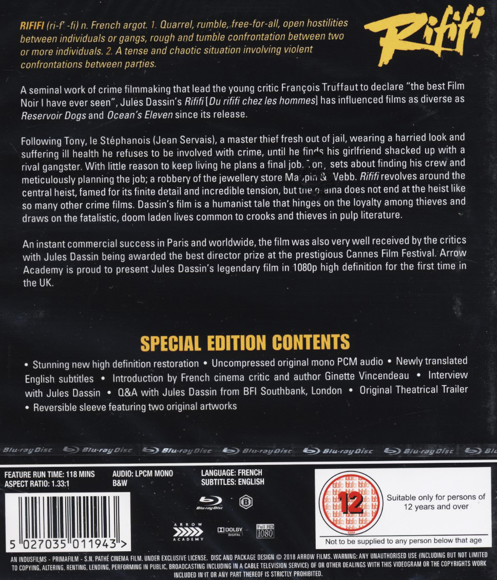 Rififi (ej svensk text) (Blu-ray) - 2