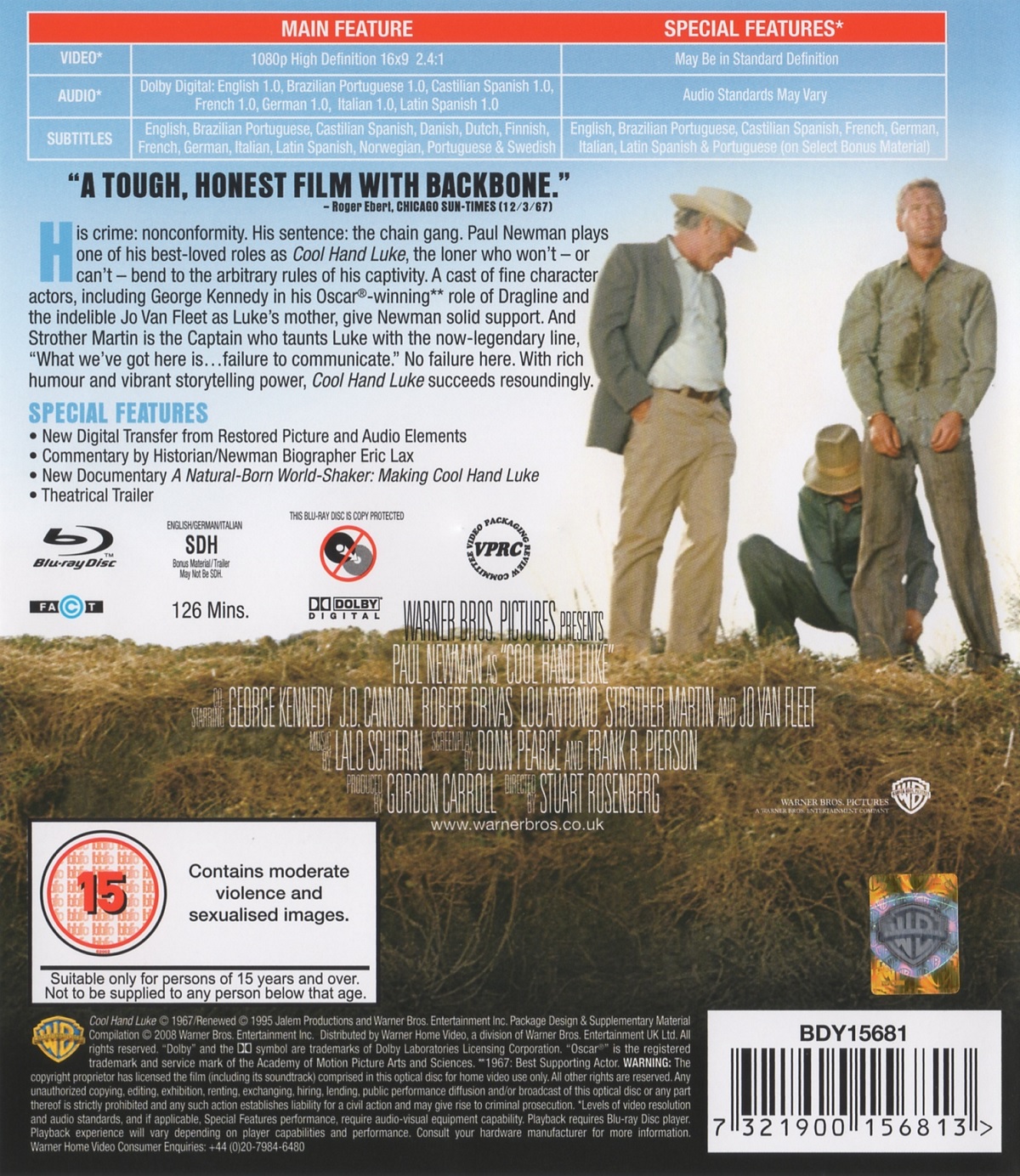 Cool Hand Luke - Rebell I Bojor (Blu-ray) - 2