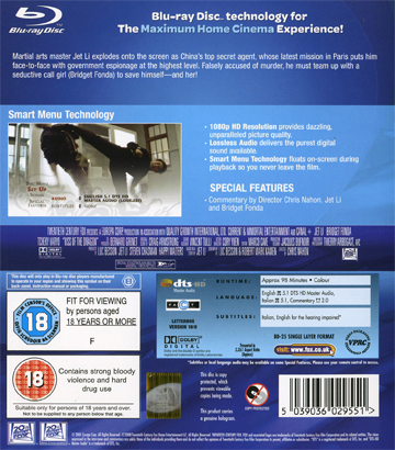 Kiss of the Dragon (ej svensk text) (Blu-ray) - 2