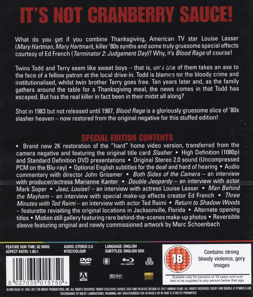 Blood Rage (ej svensk text) (Blu-ray + DVD) - 2