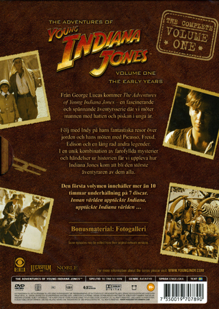 The Adventures of Young Indiana Jones - Volym 1 (Begagnad) - 2