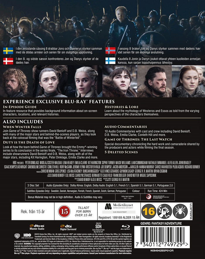 Game of Thrones - Säsong 8 (Blu-ray) - 2