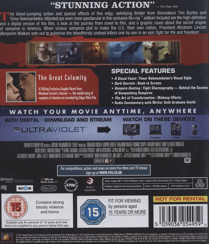 Abraham Lincoln - Vampire Hunter (Blu-ray) - 2