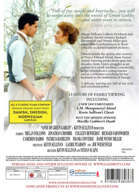 Anne På Grönkulla Box (4-disc)  - 2
