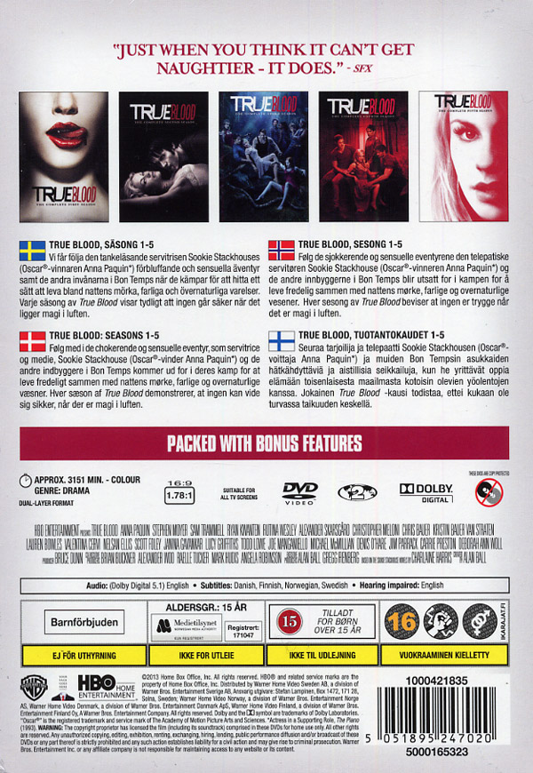 True Blood - Säsong 1-5 (25-disc) - 2