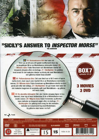 Kommissarie Montalbano - Box 7 (3-disc) - 2