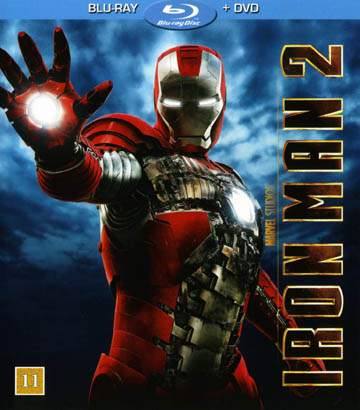 Iron Man 2 (3-disc) (Blu-ray + DVD) (Begagnad)