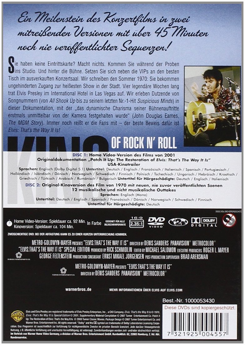 Elvis: That's the Way It Is (2-disc) - 2