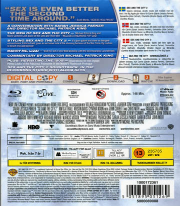 Sex And the City 2 (Blu-ray + DVD + Digital Copy) (Begagnad) - 2