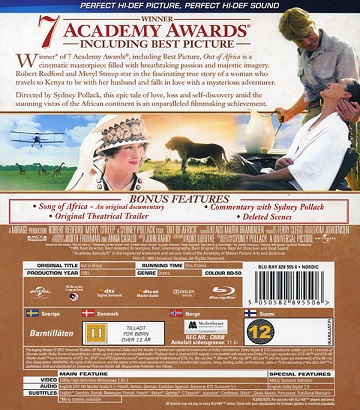 Out of Africa (Digibook) (Blu-ray) - 2