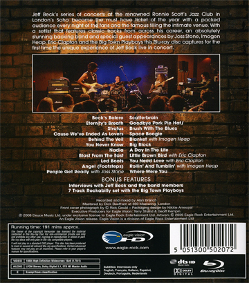Jeff Beck - Performing This Week… - Live At Ronnie Scotts (Blu-ray) - 2