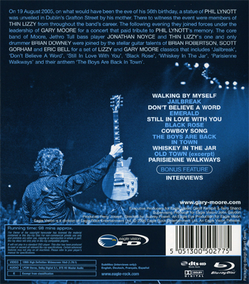Gary Moore & Friends - One Night In Dublin - A Tribute To Phil Lynott (Blu-ray) - 2