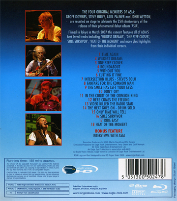 Asia - Fantasia Live In Tokyo (Blu-ray) - 2