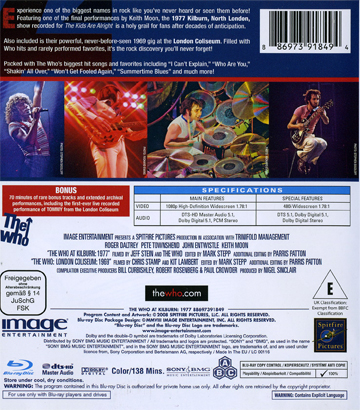 The Who - At Kilburn 1977 (Blu-ray) - Kvarnvideo.se