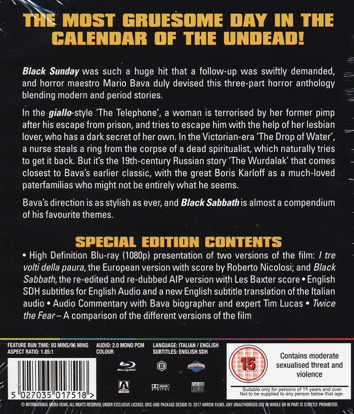 Black Sabbath (ej svensk text) (Blu-ray) - 2