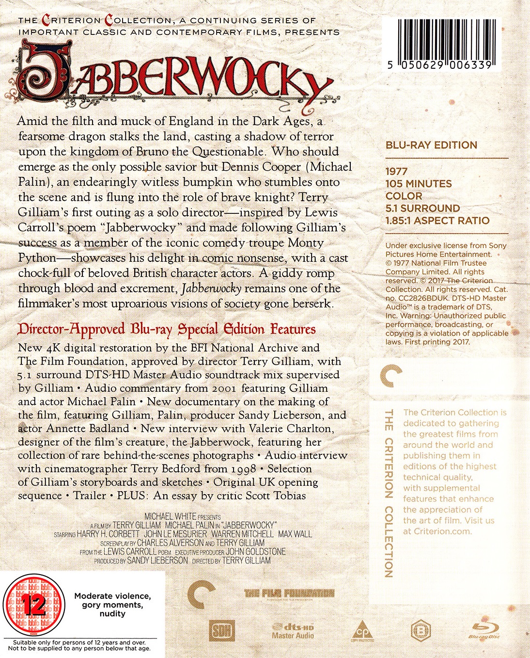 Jabberwocky (Criterion Collection) (ej svensk text) (Blu-ray) - 2