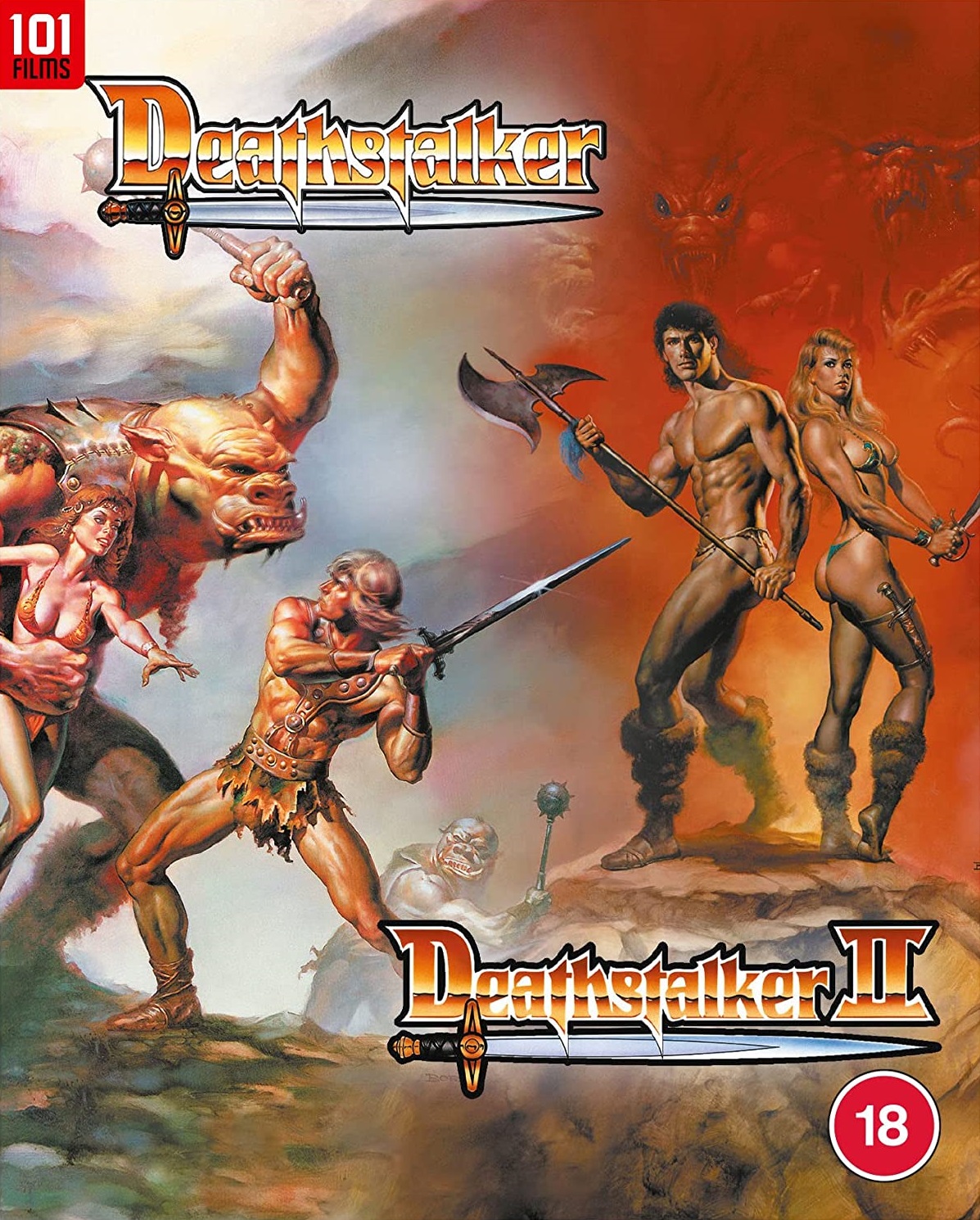 Deathstalker / Deathstalker II (ej svensk text) (Blu-ray)