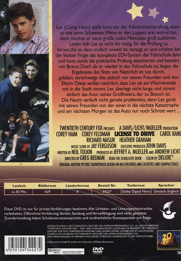 License To Drive (ej svensk text) - 2