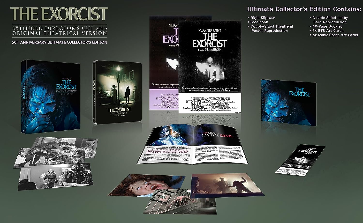 The Exorcist - 50th Anniversary Ultimate Collector's Edition (Steelbook) (ej svensk text) (4K Ultra HD + Blu-ray) - 4