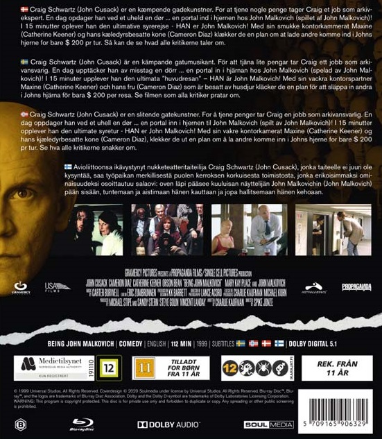 I Huvudet På John Malkovich (Blu-ray) - 2