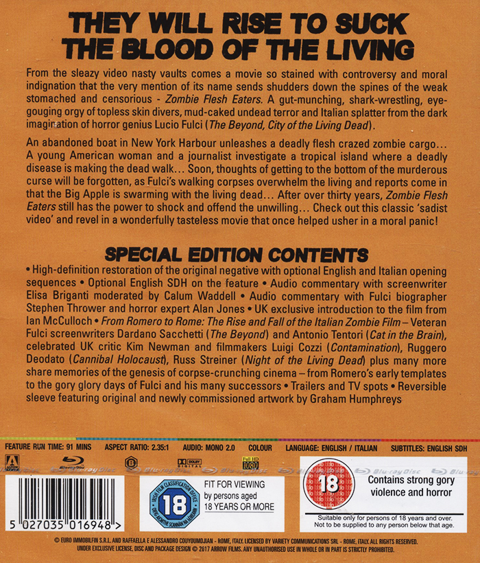 Zombie Flesh Eaters (ej svensk text) (Blu-ray) - 2