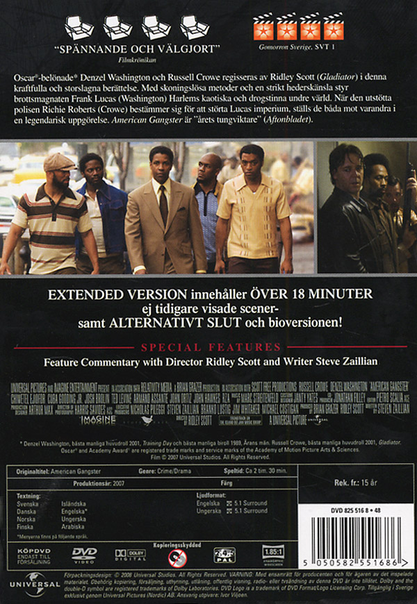 American Gangster (1-disc) - 2