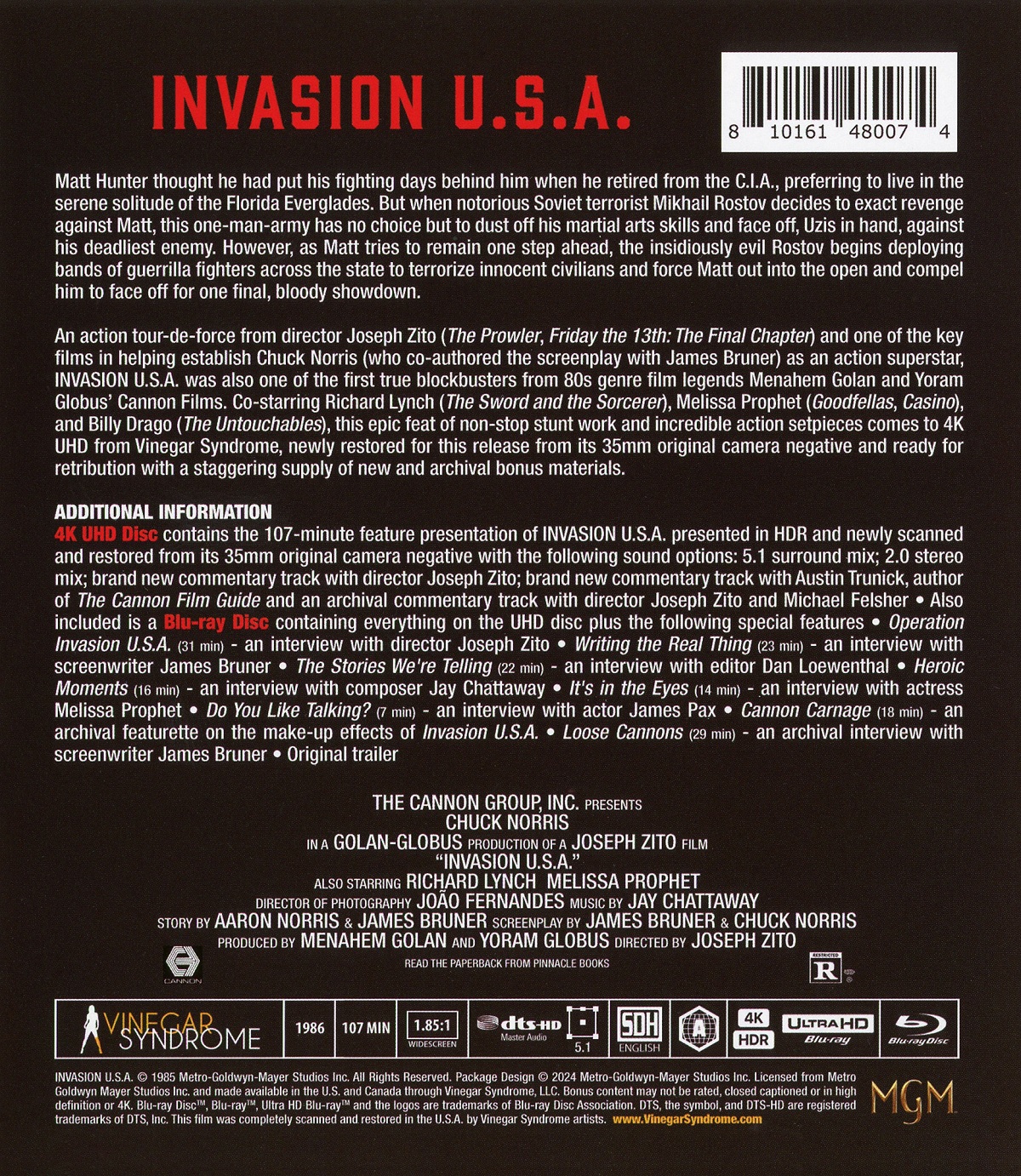 Invasion U.S.A. (ej svensk text) (4K Ultra HD + Blu-ray) - 2