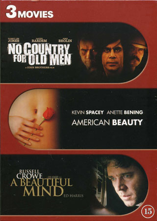 No Country For Old Men / American Beauty / A Beautiful Mind (3-disc)